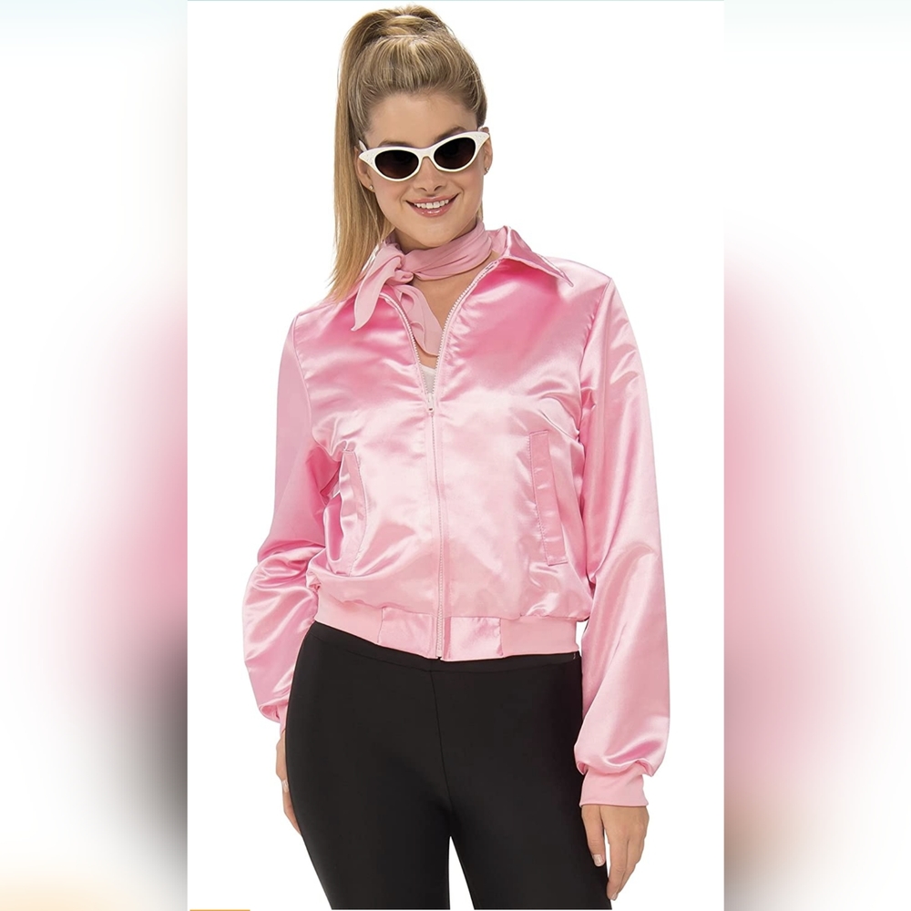 Pink Ladies Jacket Grease Costume Officially Licensed